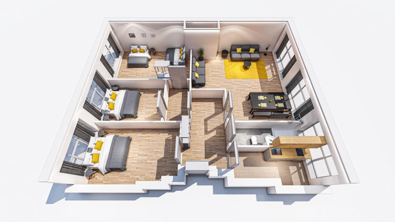 Central +3Br +Big Living Room Next To U-Station Berlijn Buitenkant foto
